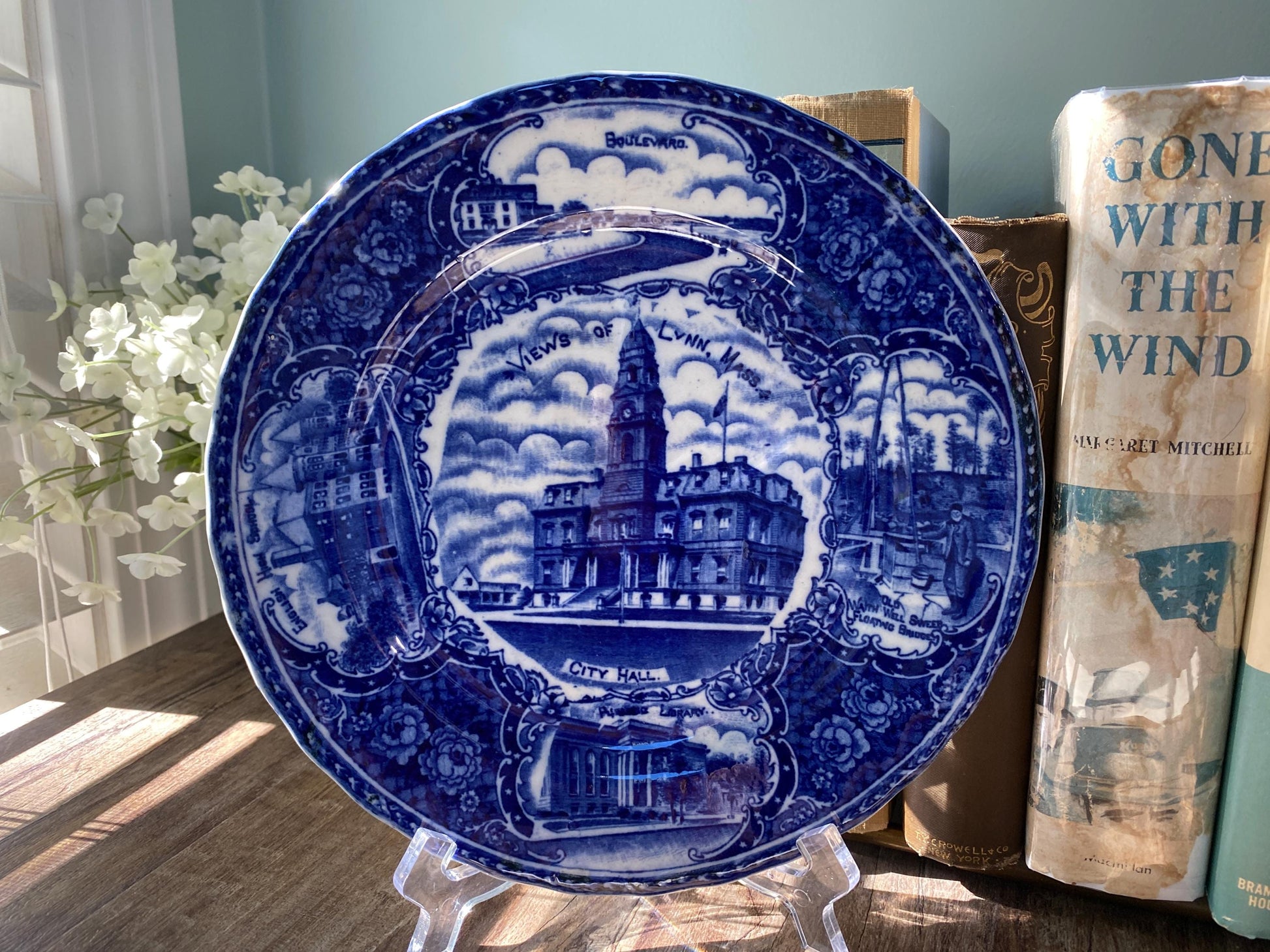 Antique Lynn Massachusetts Souvenir Plate at Duckwells
