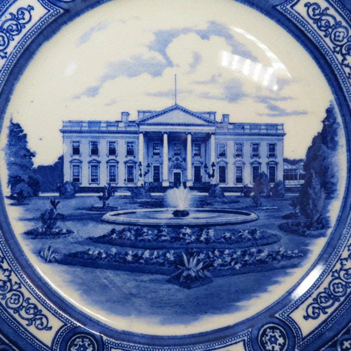 Antique White House Plate by Royal Doulton at Duckwells