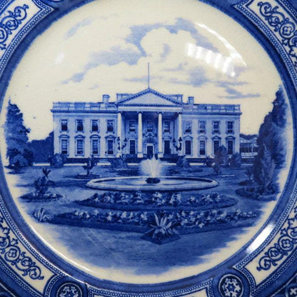 Antique White House Plate by Royal Doulton at Duckwells