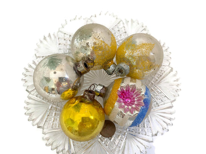 Midcentury Glass Christmas Ornaments