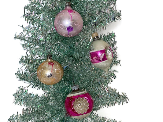 Midcentury Glass Christmas Ornaments