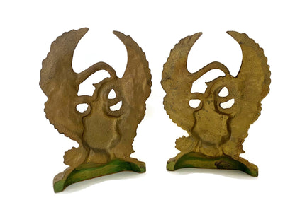 Vintage Patriotic E Pluribus Unum Bookends at Duckwells