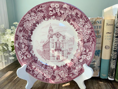 Vintage Old State House, Boston Wedgwood Souvenir Plate at Duckwells