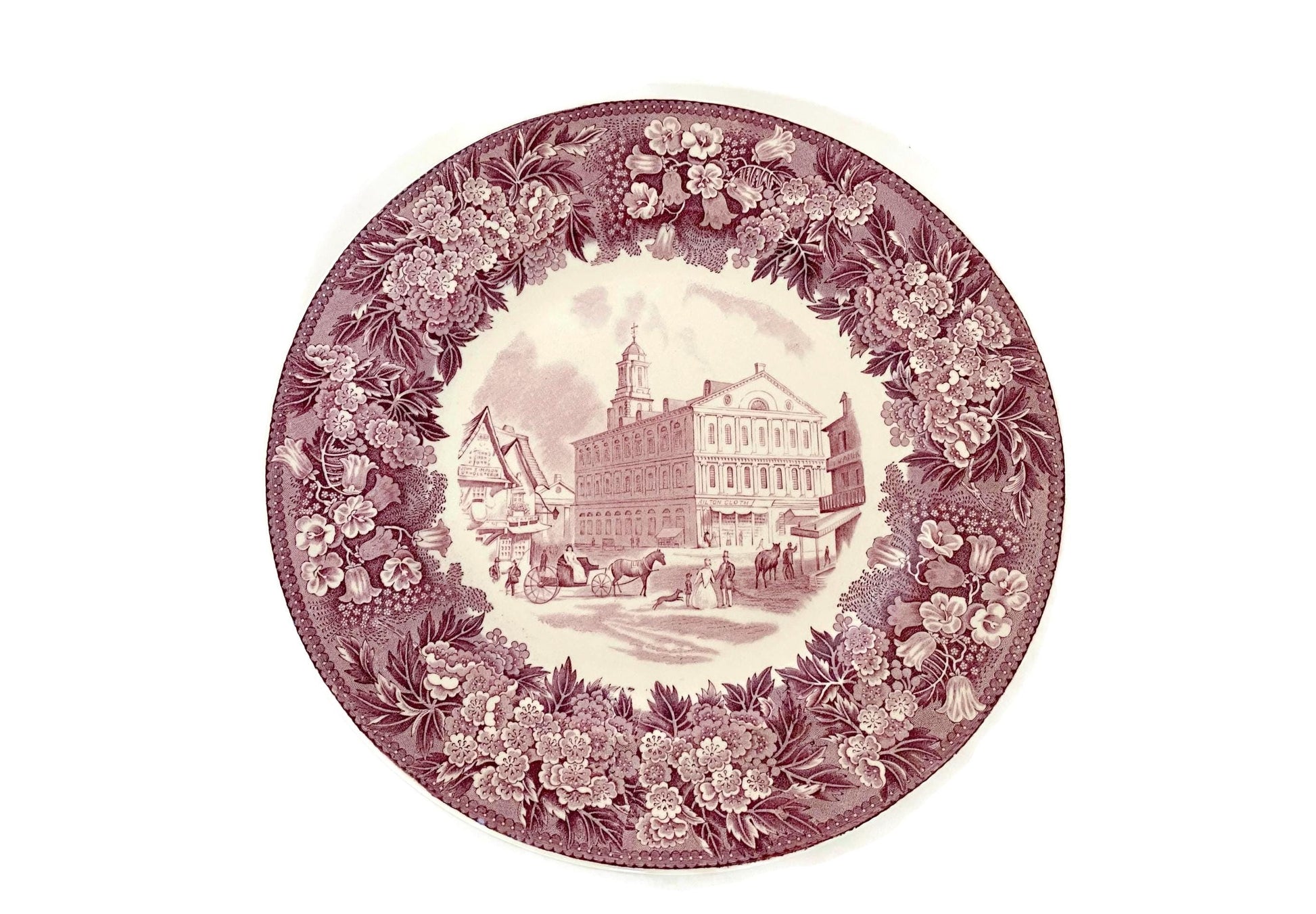 Vintage Faneuil Hall, Boston Wedgwood Souvenir Plate at Duckwells