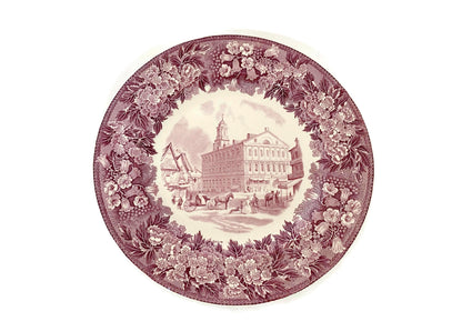 Vintage Faneuil Hall, Boston Wedgwood Souvenir Plate at Duckwells