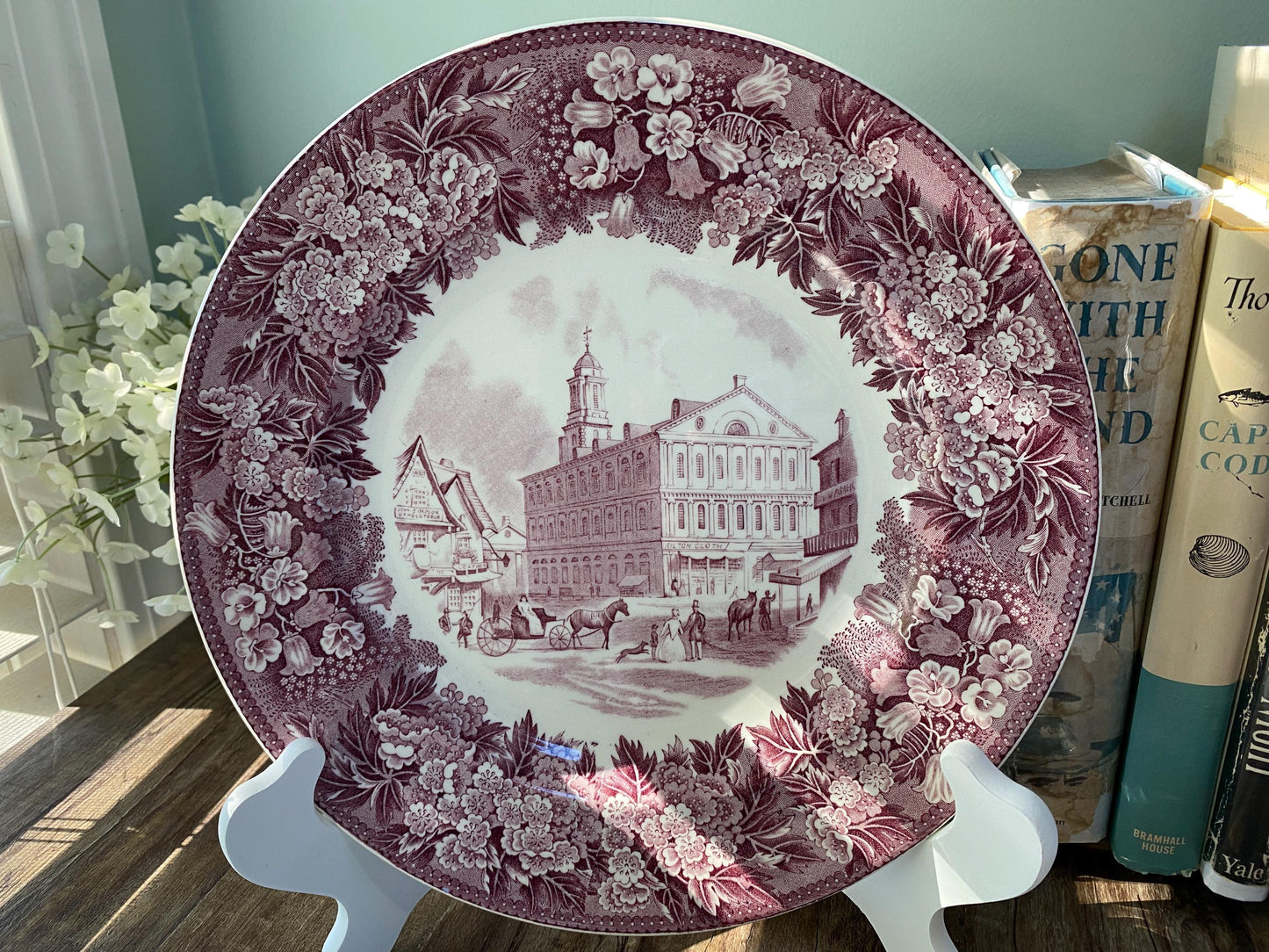 Vintage Faneuil Hall, Boston Wedgwood Souvenir Plate at Duckwells
