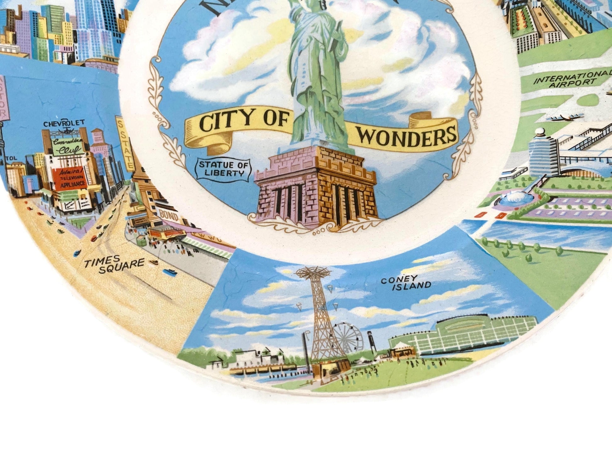 Vintage New York Souvenir Plate at Duckwells