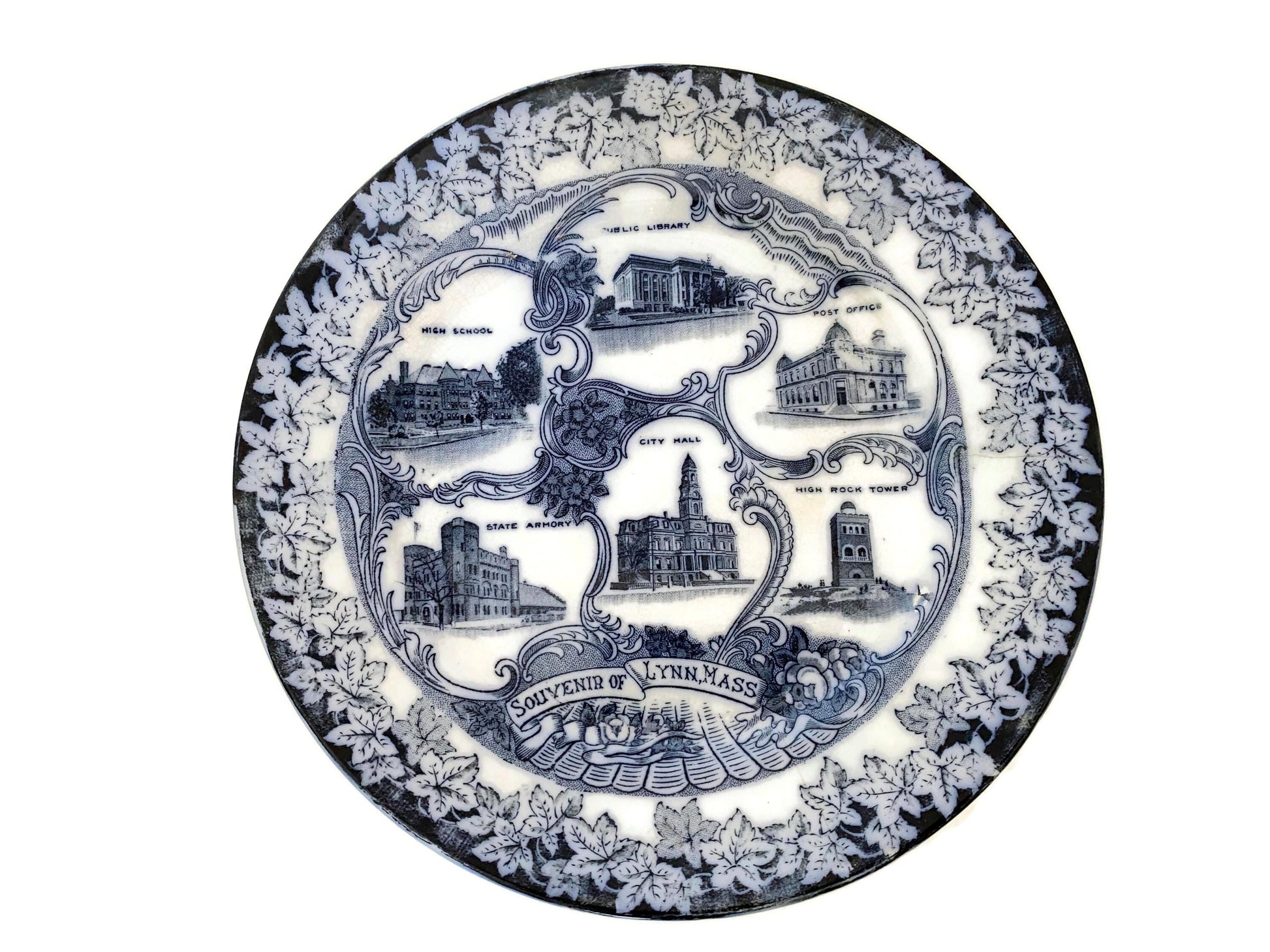 Antique Lynn, Massachusetts Plate at Duckwells