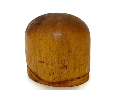 Antique Wood Hat Block at Duckwells
