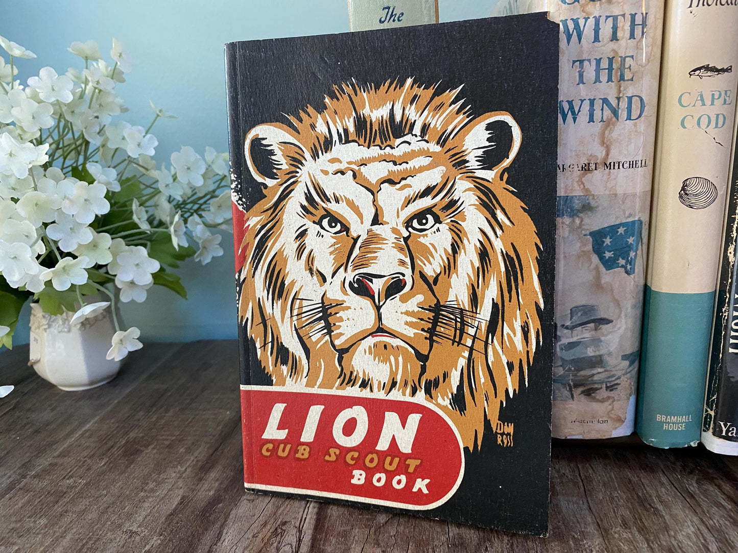 Vintage 1948 Lion Cub Scouts Handbook at Duckwells