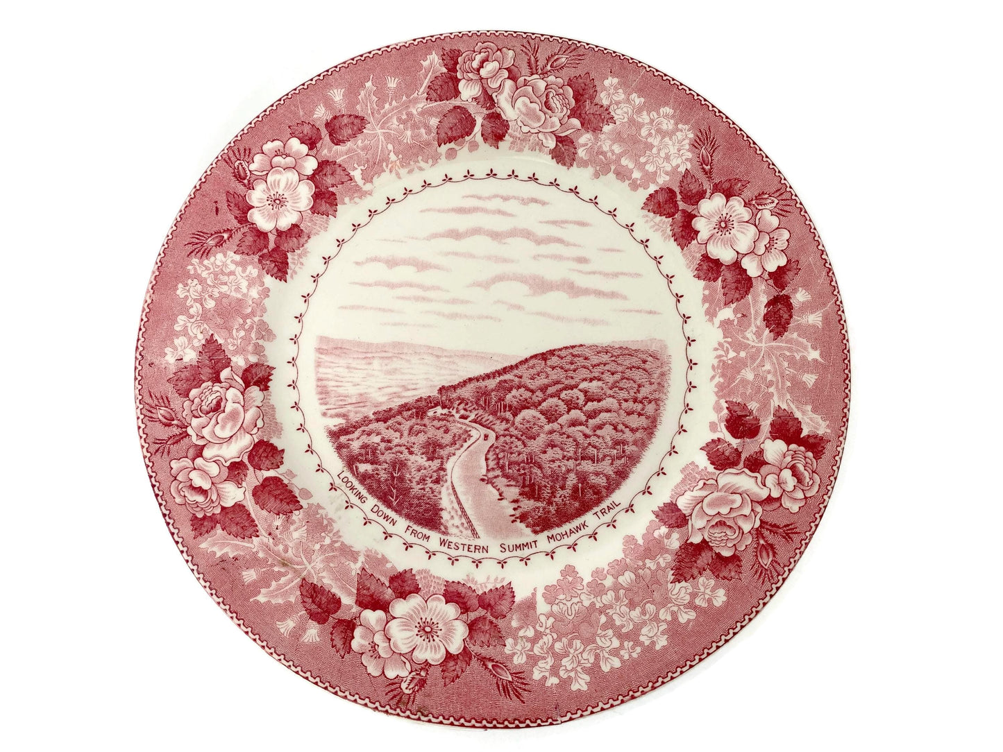 Vintage Mohawk Trail Souvenir Plate at Duckwells