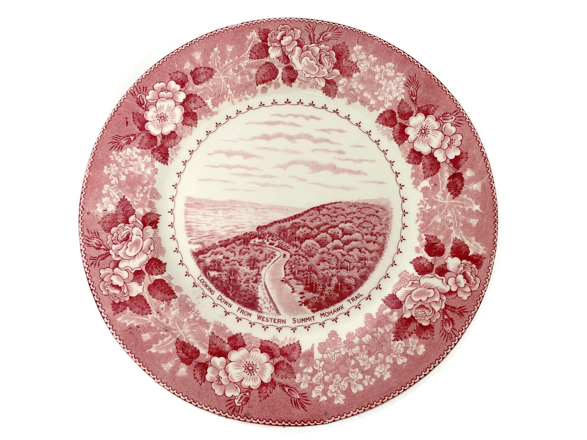 Vintage Mohawk Trail Souvenir Plate at Duckwells