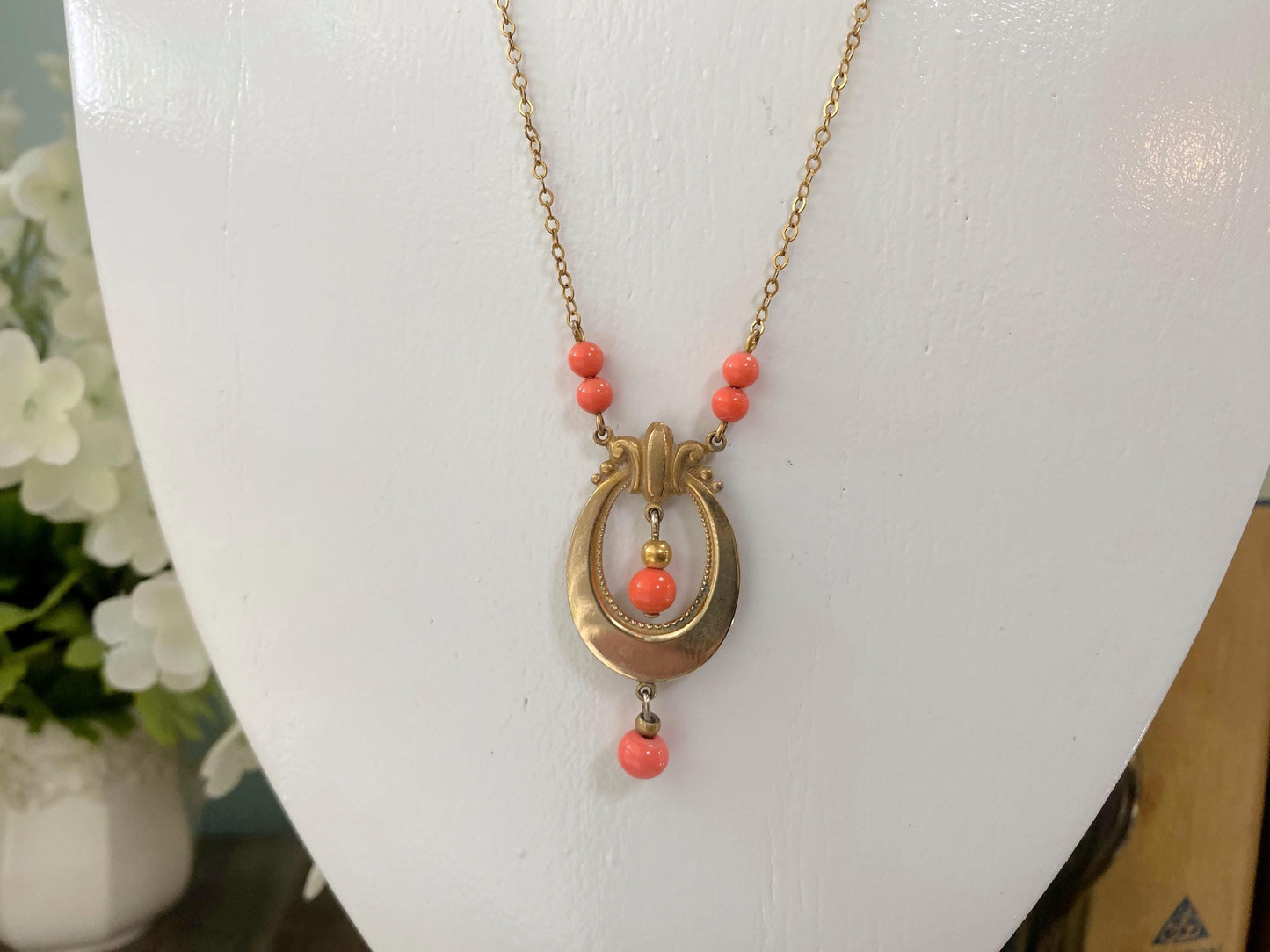 Vintage Ornate Necklace by The Knobby Krafters at Duckwells