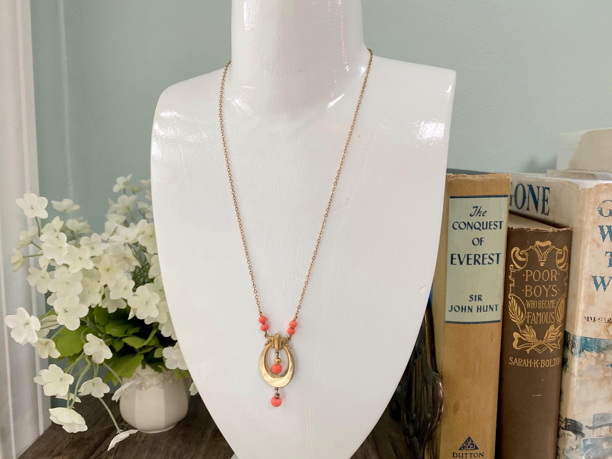 Vintage Ornate Necklace by The Knobby Krafters at Duckwells