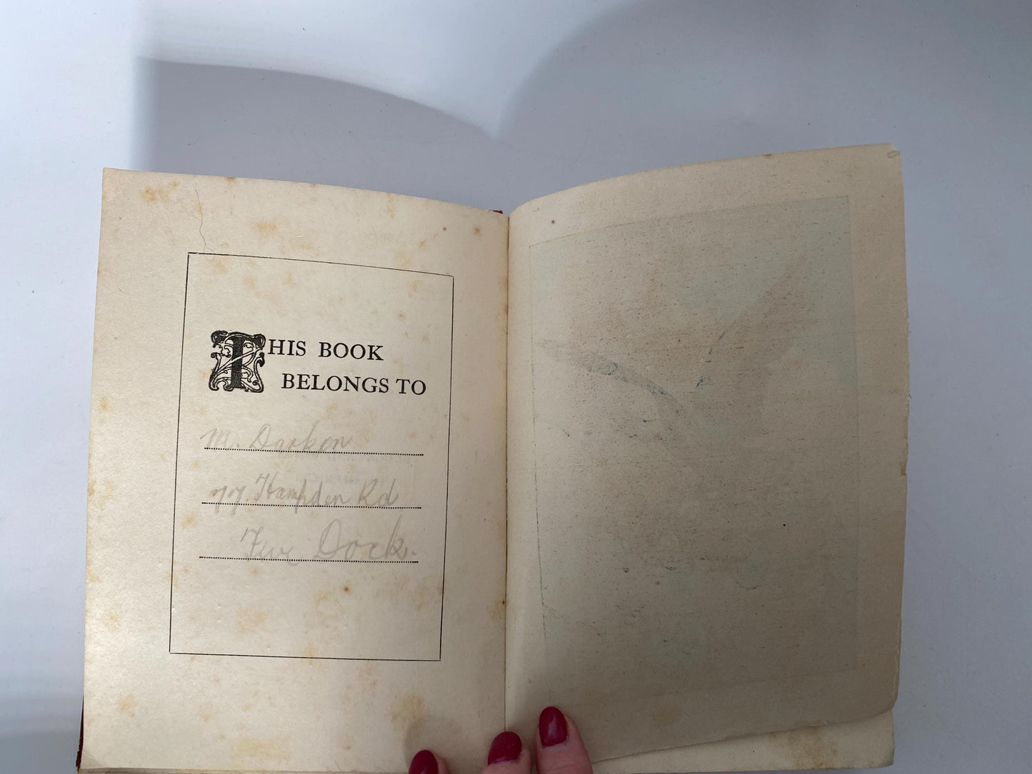 1930s Children's Book, Budge and Betty in America at Duckwells