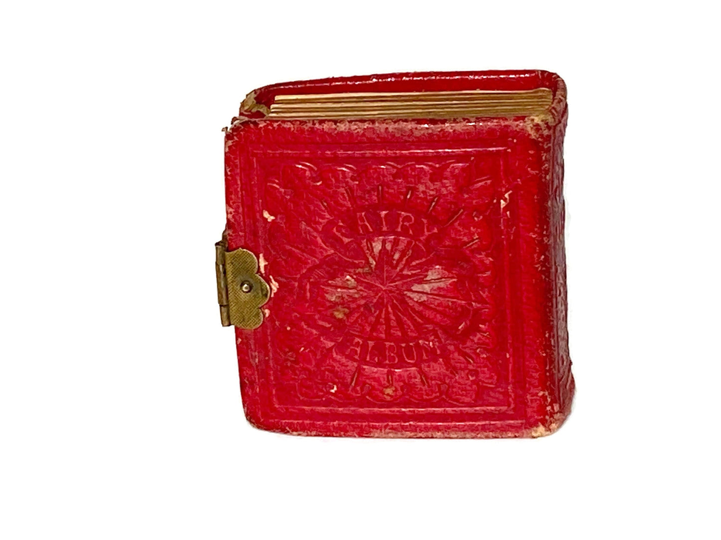 Antique Miniature Tin Type Photograph Album at Duckwells