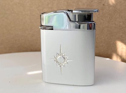 Midcentury Pocket Lighter - JJJ Jay-Lite Butane Refillable at Duckwells