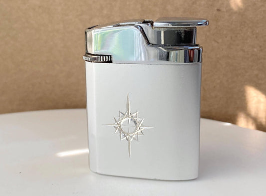 Midcentury Pocket Lighter - JJJ Jay-Lite Butane Refillable at Duckwells