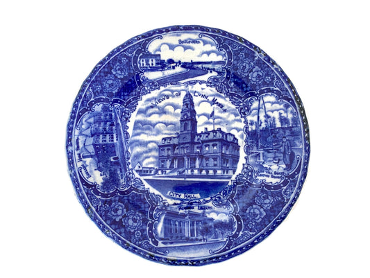 Antique Lynn Massachusetts Souvenir Plate at Duckwells