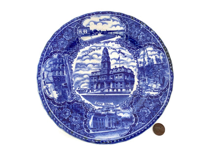 Antique Lynn Massachusetts Souvenir Plate at Duckwells