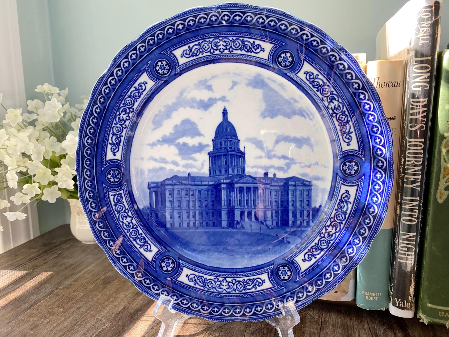 Antique US Capitol Plate by Royal Doulton at Duckwells