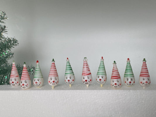 Vintage Cupcake Toppers - Clown Pick Decorations - Lot of 10 at Duckwells