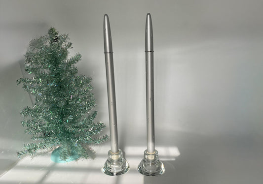 Midcentury Ronson Candles with Atomic Stars at Duckwells