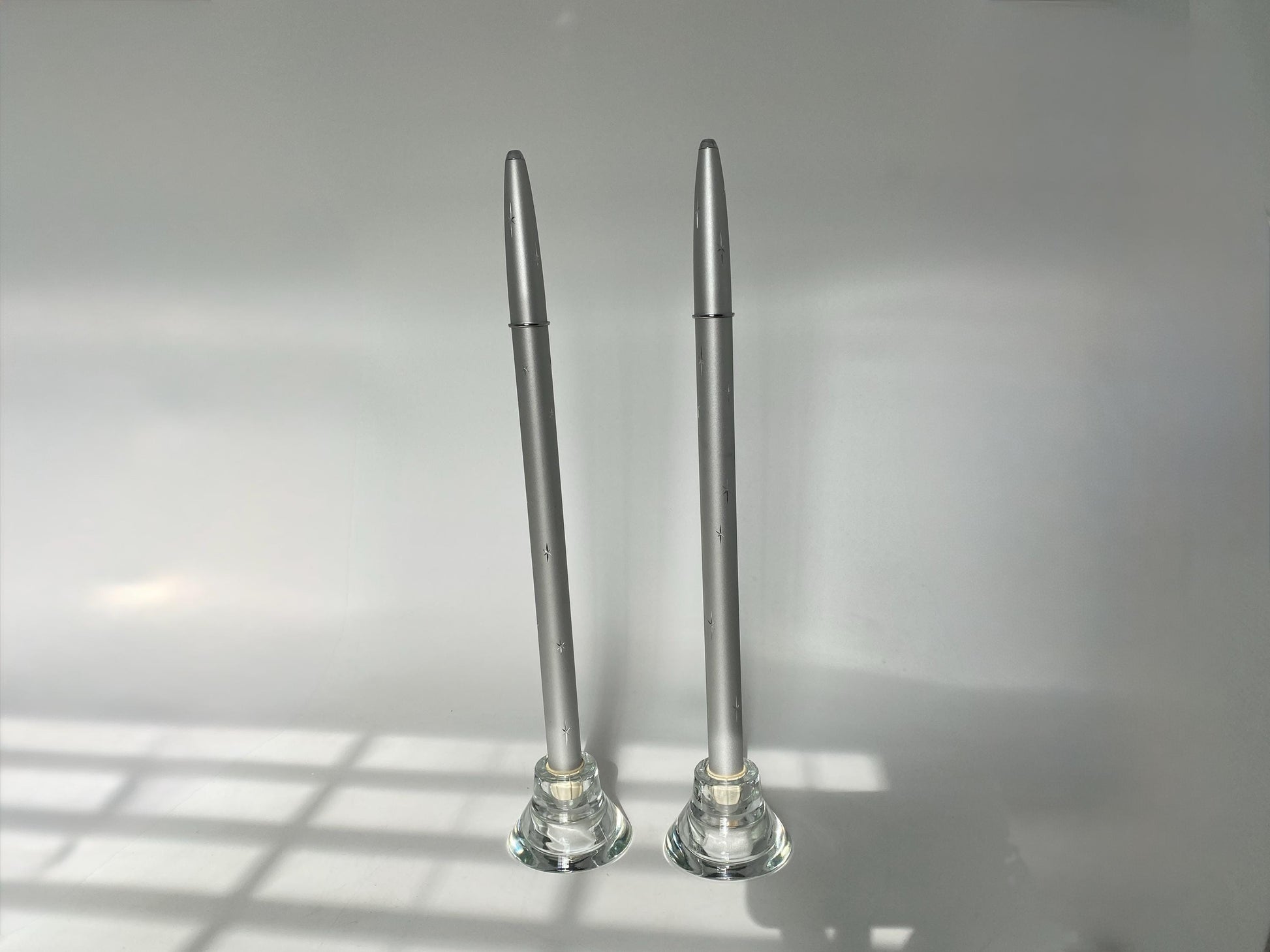 Midcentury Ronson Candles with Atomic Stars at Duckwells