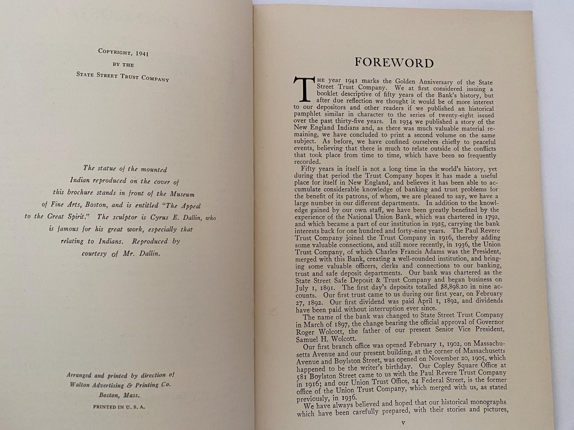 Vintage Book, Other Indian Events of New England, Vol II at Duckwells