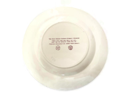 Vintage Old North Church, Boston Wedgwood Souvenir Plate at Duckwells