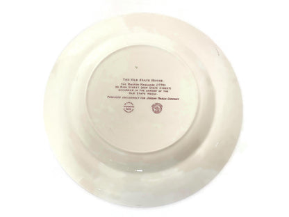 Vintage Old State House, Boston Wedgwood Souvenir Plate at Duckwells
