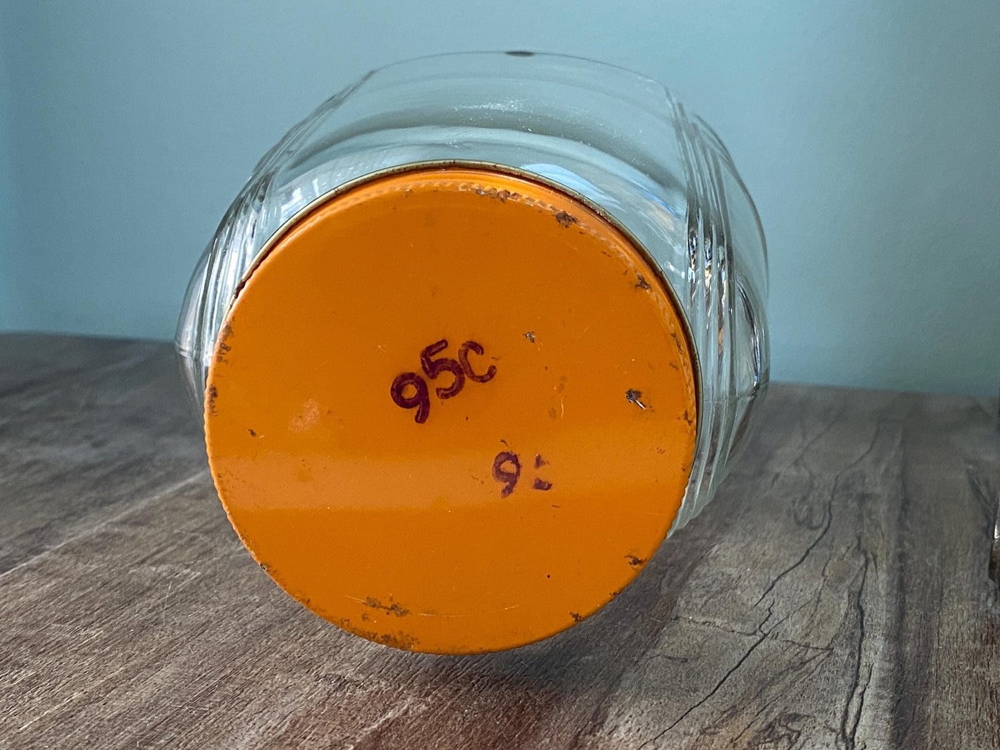 Vintage Glass Peanut Butter Jar at Duckwells