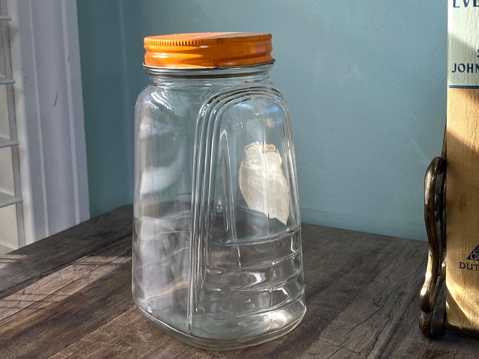 Vintage Glass Peanut Butter Jar at Duckwells