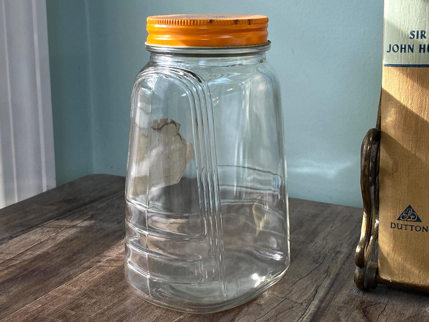 Vintage Glass Peanut Butter Jar at Duckwells