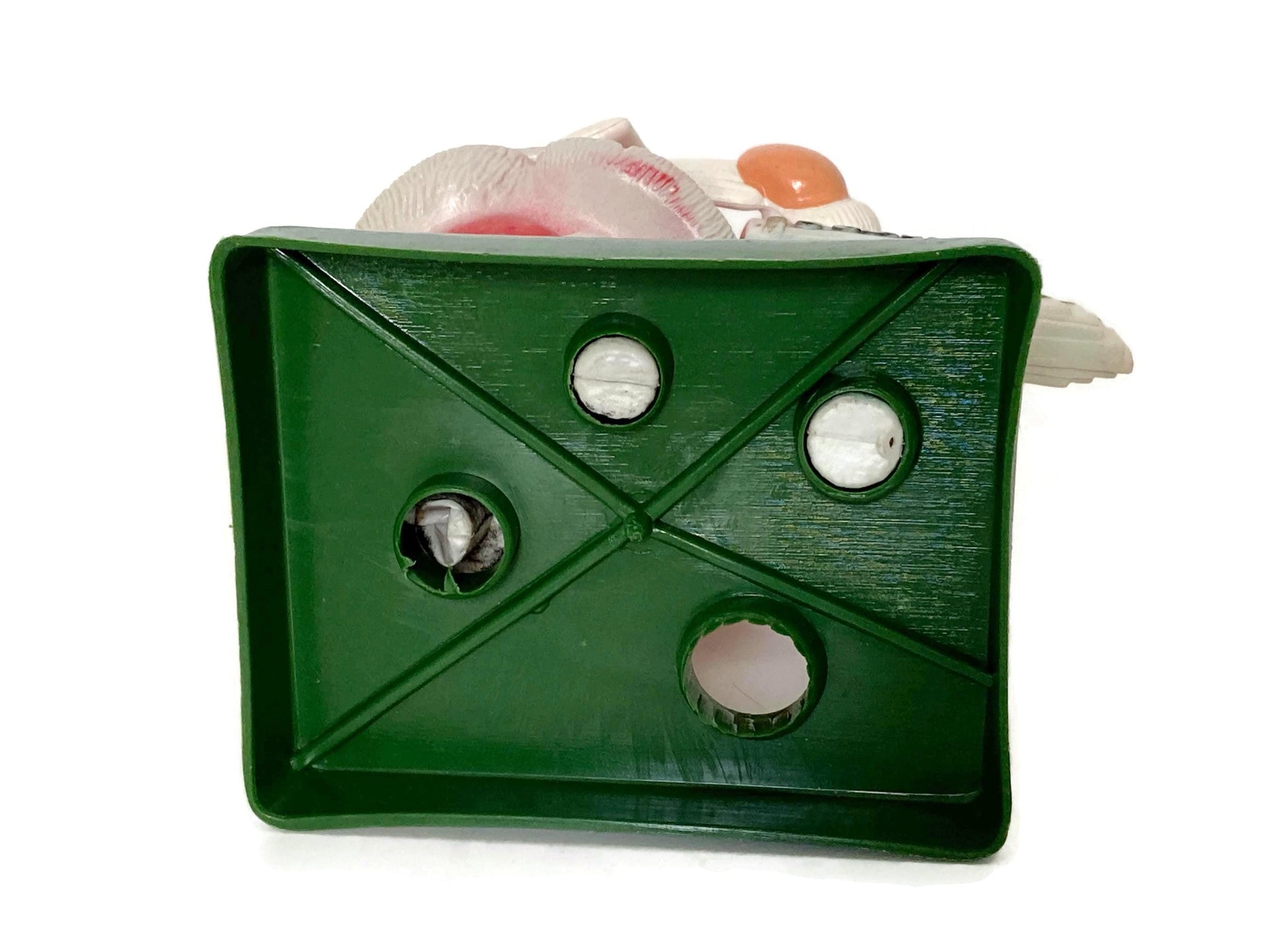 Midcentury Plastic Santa Figurine, Tabletop Blow Mold at Duckwells