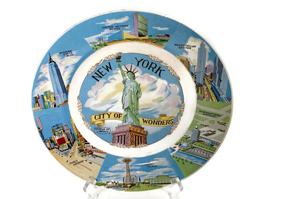 Vintage New York Souvenir Plate at Duckwells