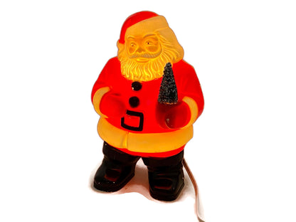 Vintage Christmas Lamp - 1950s Santa Claus Light at Duckwells