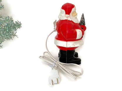 Vintage Christmas Lamp - 1950s Santa Claus Light at Duckwells