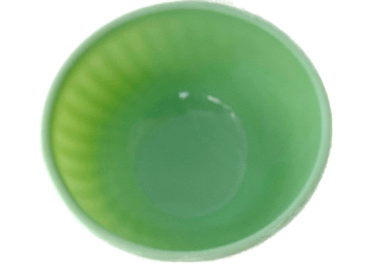 Vintage Fire King Jadeite Swirl 9" Mixing Bowl at Duckwells