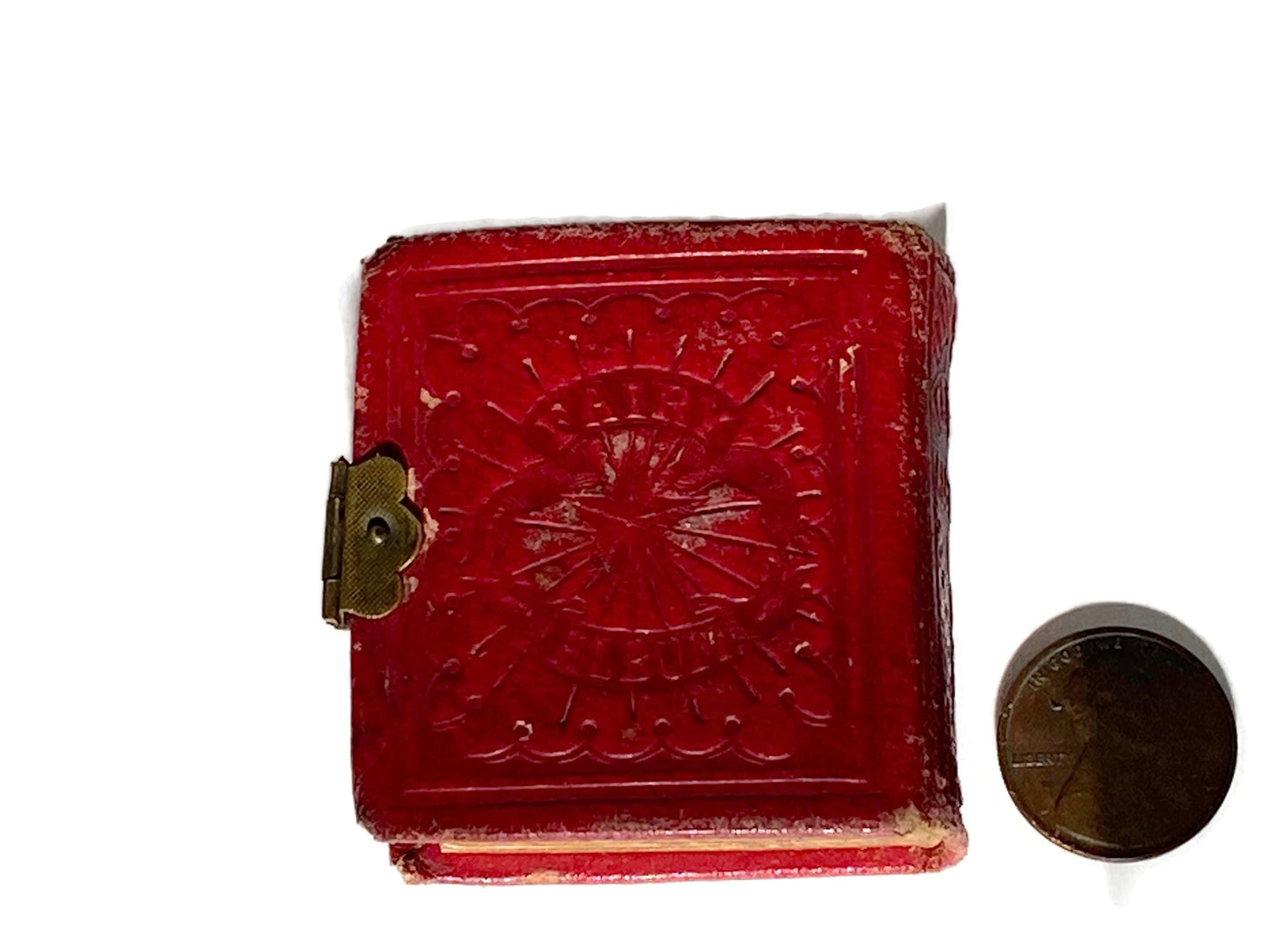 Antique Miniature Tin Type Photograph Album at Duckwells