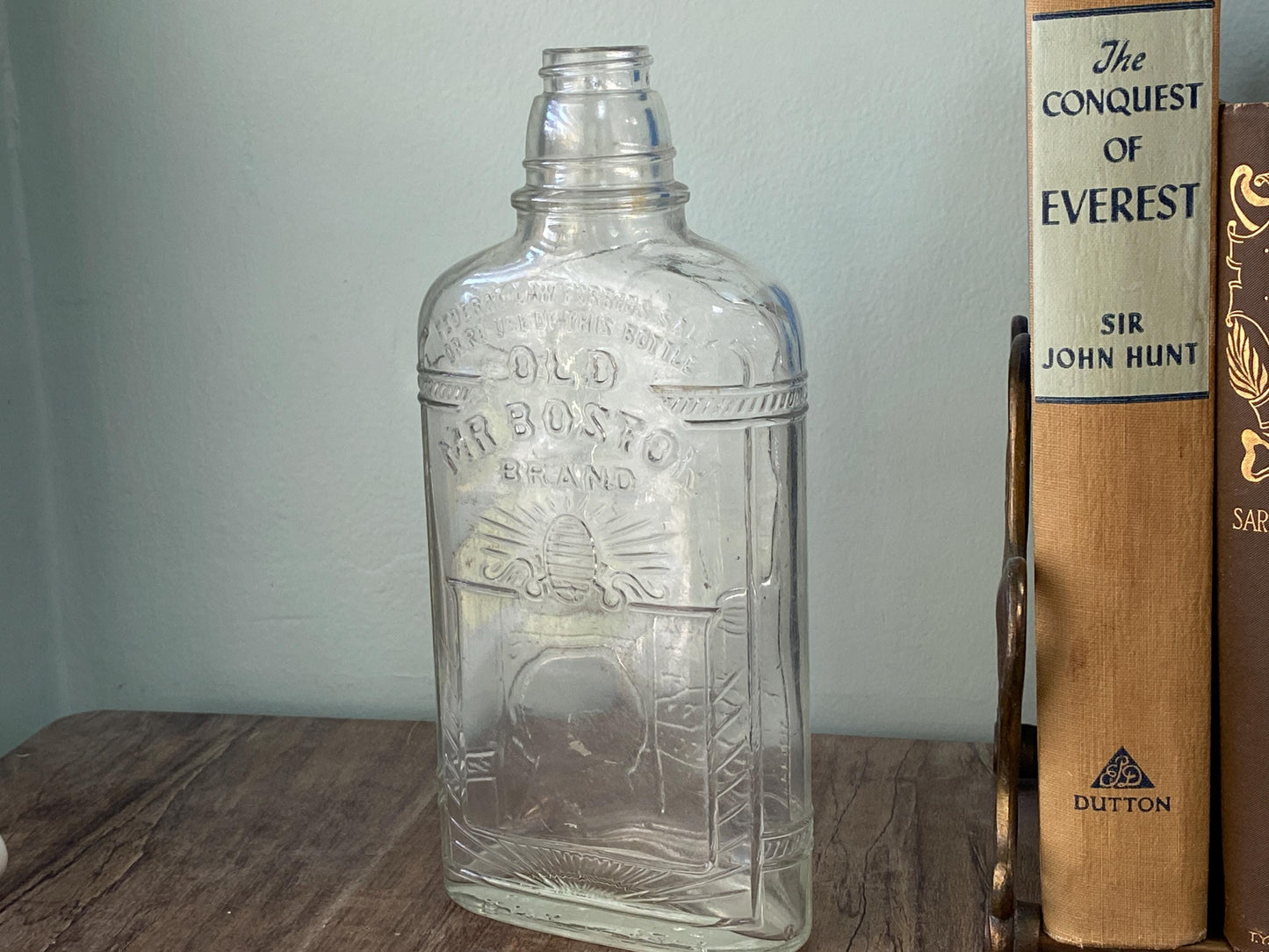 Midcentury Old Mr. Boston Bottle at Duckwells