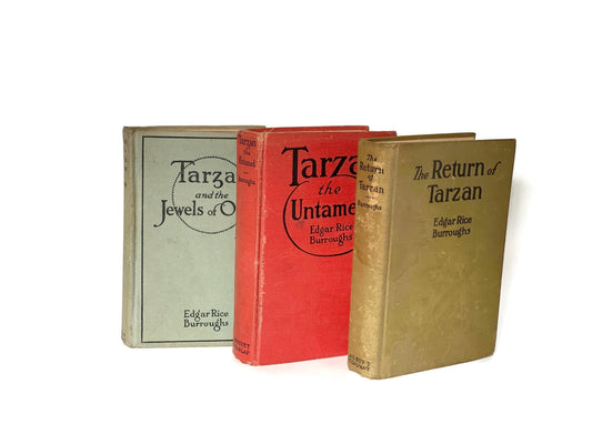 Antique Tarzan Hardcover Books at Duckwells