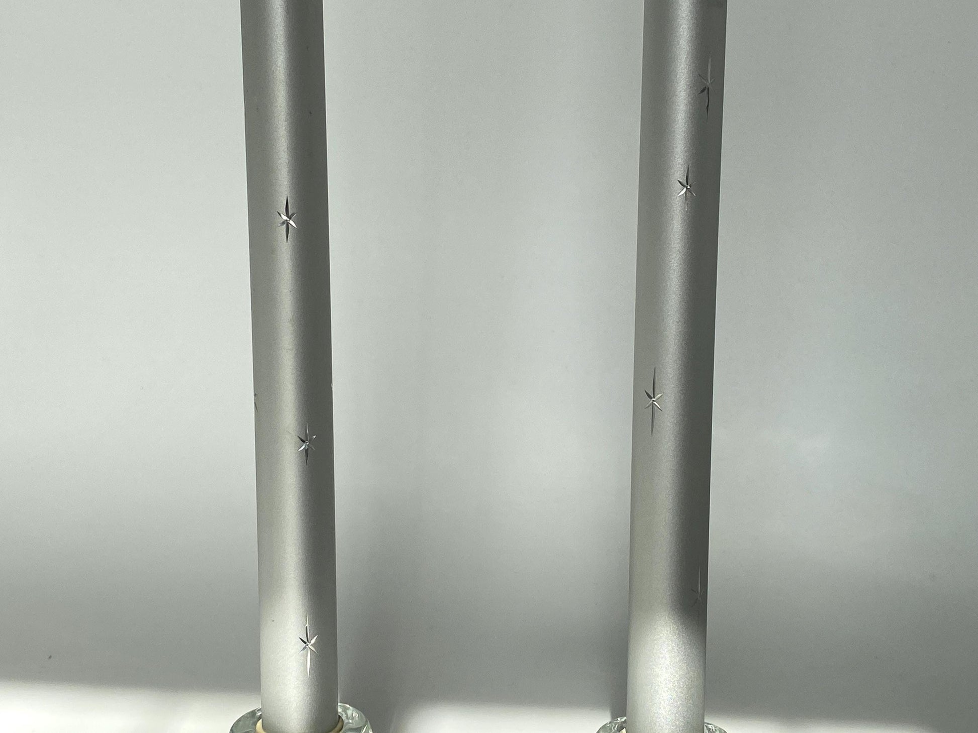 Midcentury Ronson Candles with Atomic Stars at Duckwells