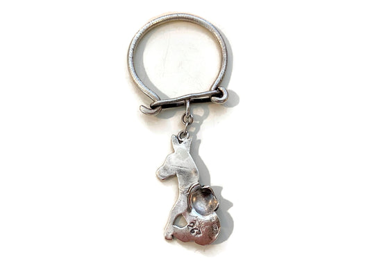 Midcentury Sterling Silver Taxco Key Ring at Duckwells