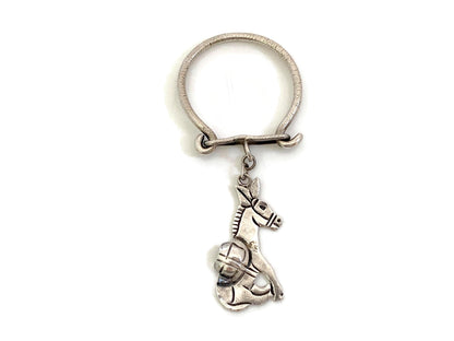 Midcentury Sterling Silver Taxco Key Ring at Duckwells