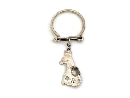 Midcentury Sterling Silver Taxco Key Ring at Duckwells