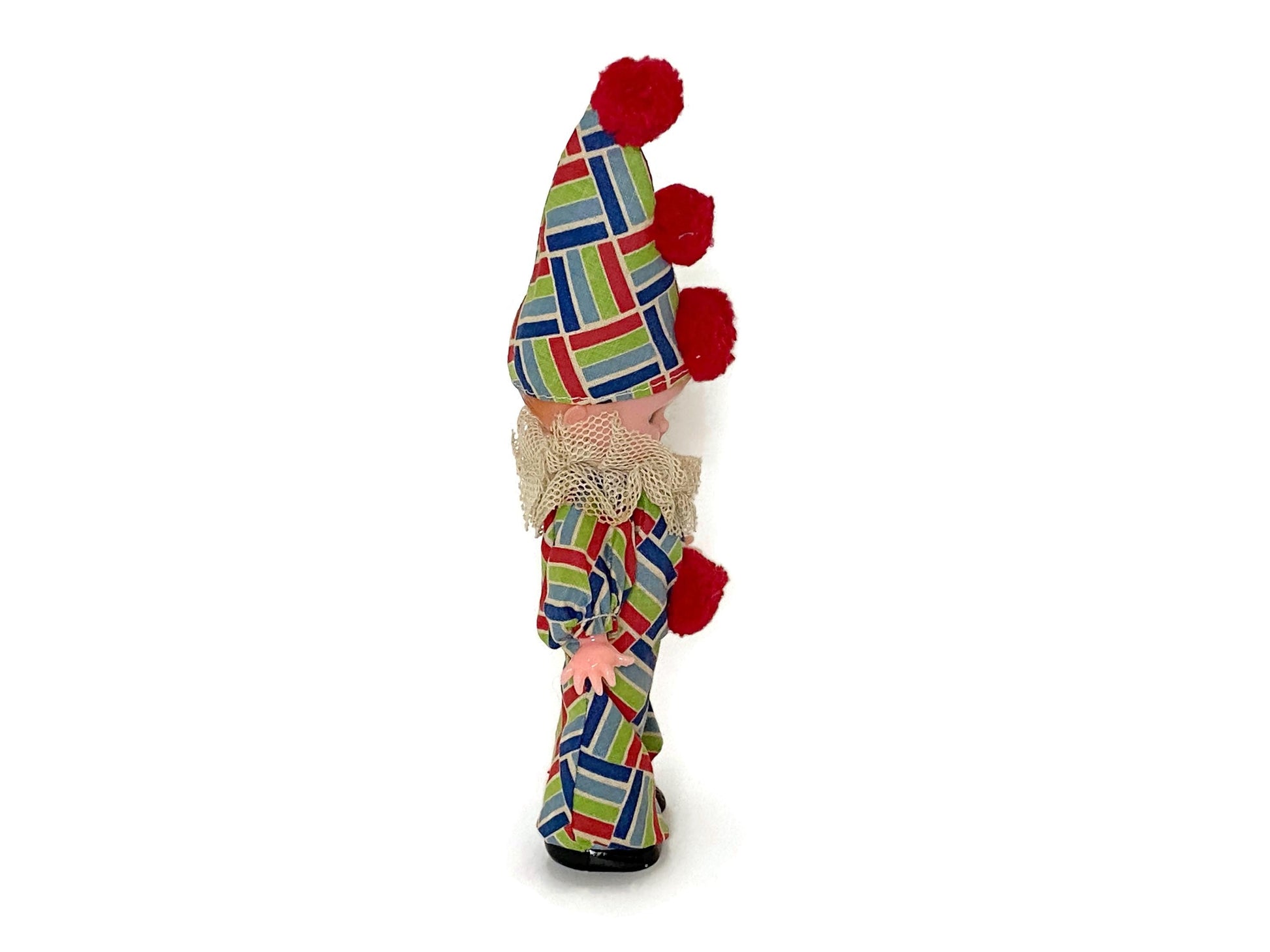 Vintage Celluloid Clown Rattle Doll at Duckwells