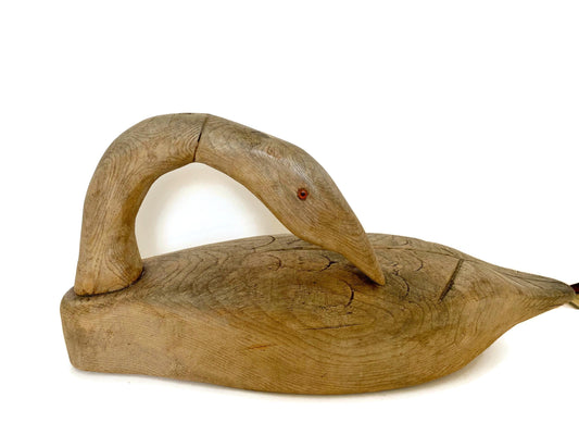 Vintage Hand Made Wooden Bird at Duckwells