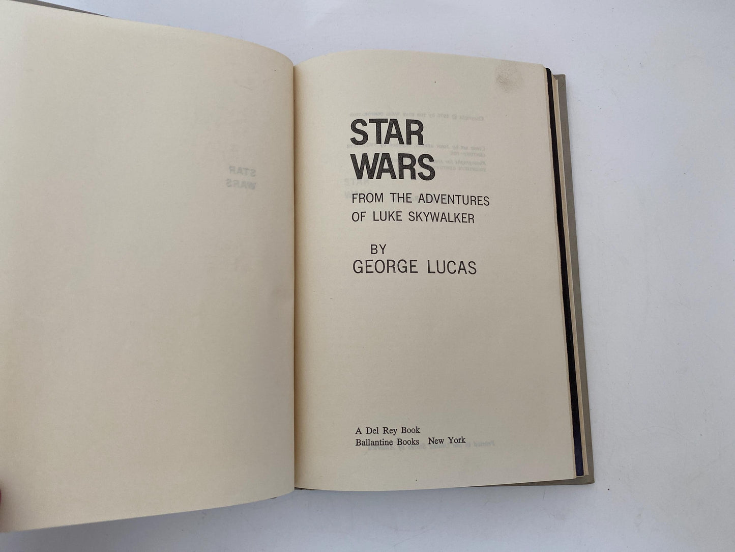 1976 Star Wars Book Book at Duckwells