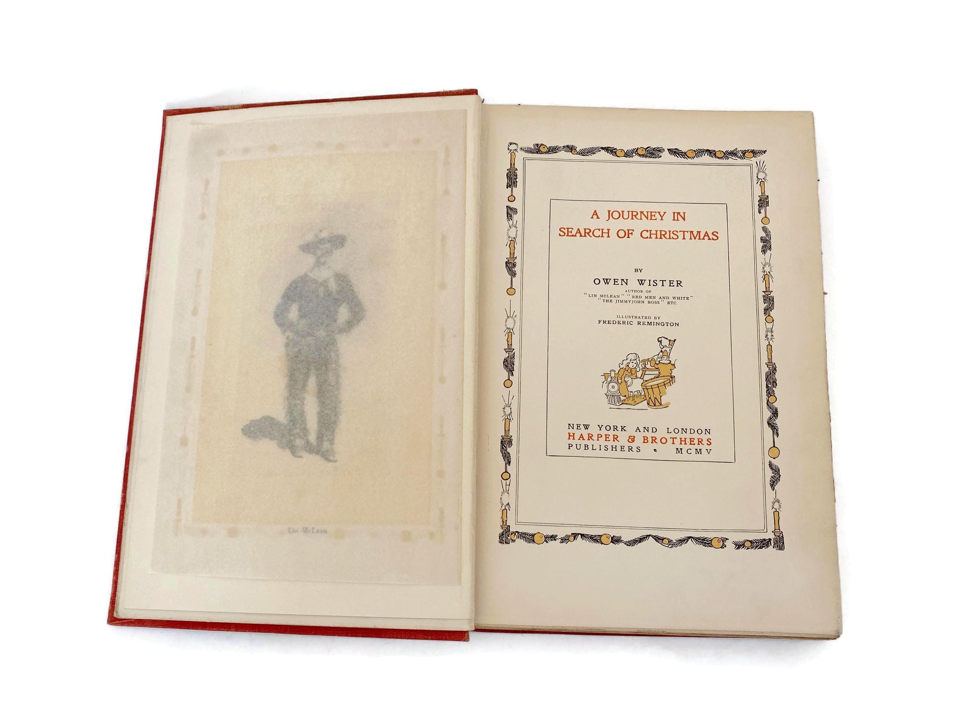 Antique Book A Journey in Search of Christmas at Duckwells